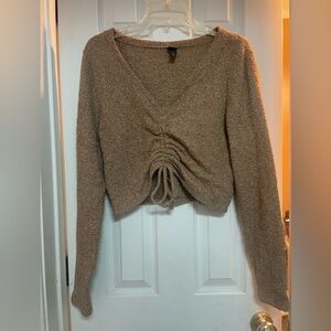 Wild Fable Tan Textured Sweater